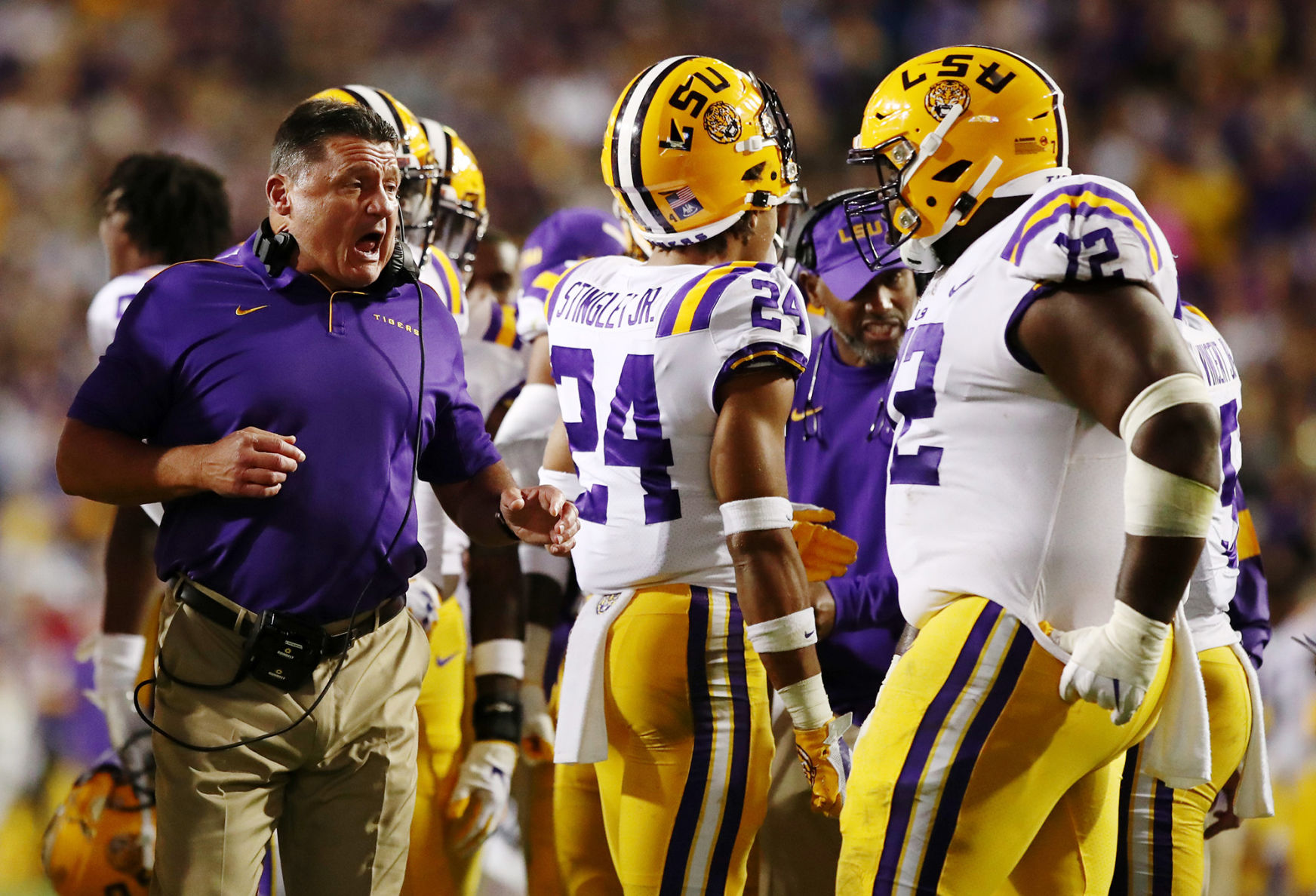 No. 1 LSU (8-0, 4-0 SEC) at No. 2 Alabama (8-0, 5-0), 3:30 p.m. ET Saturday, CBS